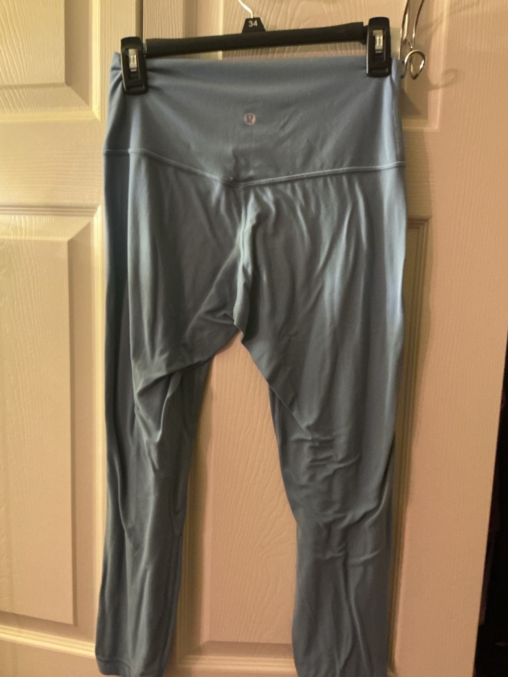 Woman’s lululemon athletica Pale Blue crop High-Waist Leggings